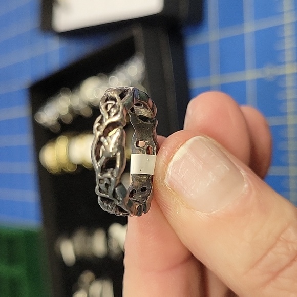 Vine Pewter Ring - Picture 1 of 3